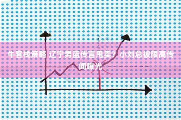 牛客栈策略 辽宁男篮传言甩卖？小刘总被限高传闻曝光