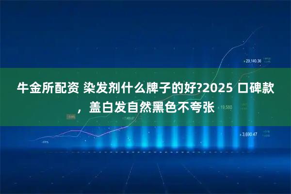 牛金所配资 染发剂什么牌子的好?2025 口碑款，盖白发自然黑色不夸张