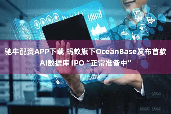 驰牛配资APP下载 蚂蚁旗下OceanBase发布首款AI数据库 IPO“正常准备中”