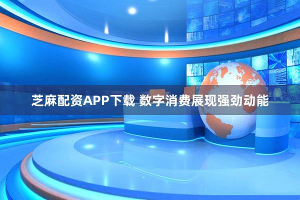 芝麻配资APP下载 数字消费展现强劲动能